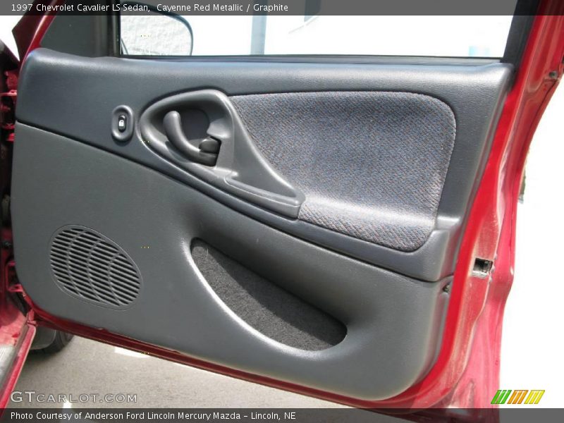 Cayenne Red Metallic / Graphite 1997 Chevrolet Cavalier LS Sedan