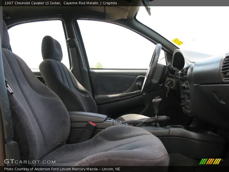 Cayenne Red Metallic / Graphite 1997 Chevrolet Cavalier LS Sedan