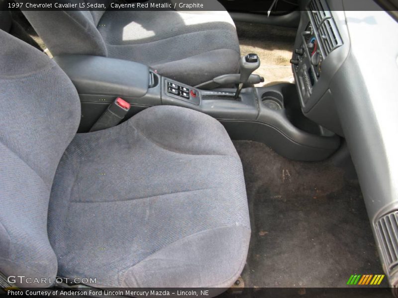 Cayenne Red Metallic / Graphite 1997 Chevrolet Cavalier LS Sedan