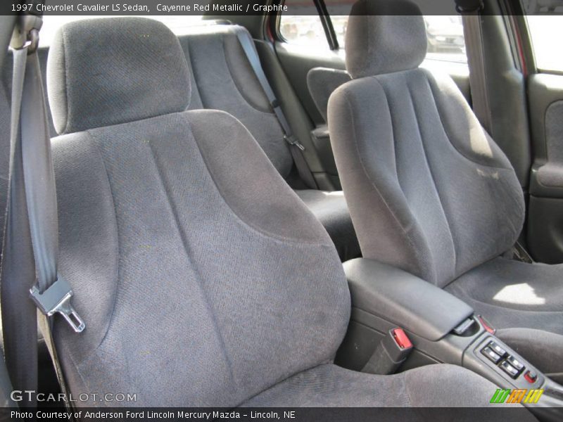 Cayenne Red Metallic / Graphite 1997 Chevrolet Cavalier LS Sedan