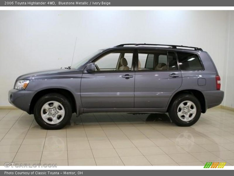 Bluestone Metallic / Ivory Beige 2006 Toyota Highlander 4WD
