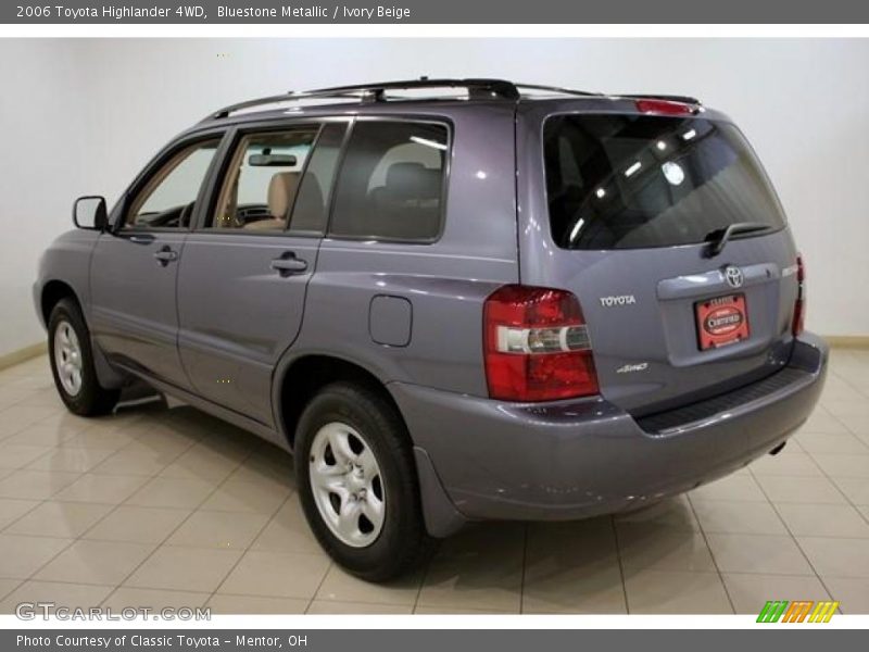 Bluestone Metallic / Ivory Beige 2006 Toyota Highlander 4WD