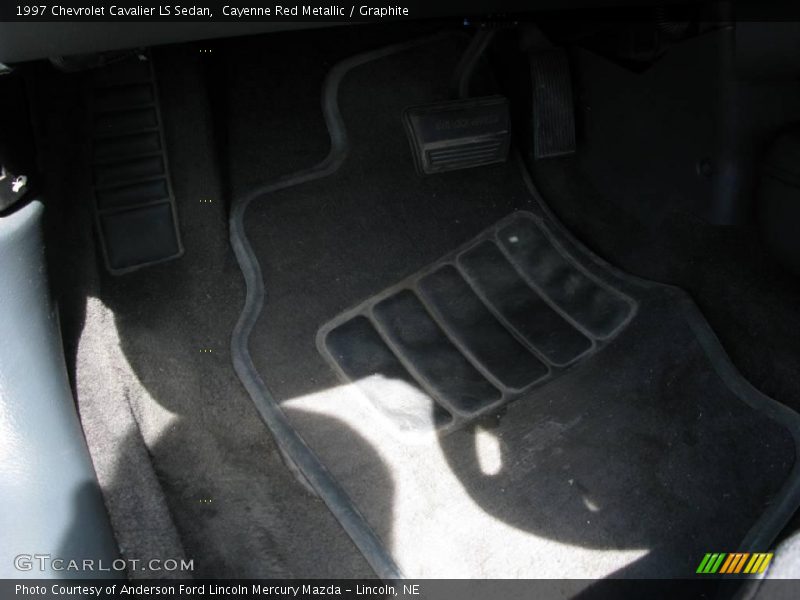 Cayenne Red Metallic / Graphite 1997 Chevrolet Cavalier LS Sedan