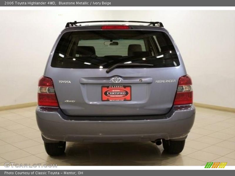 Bluestone Metallic / Ivory Beige 2006 Toyota Highlander 4WD