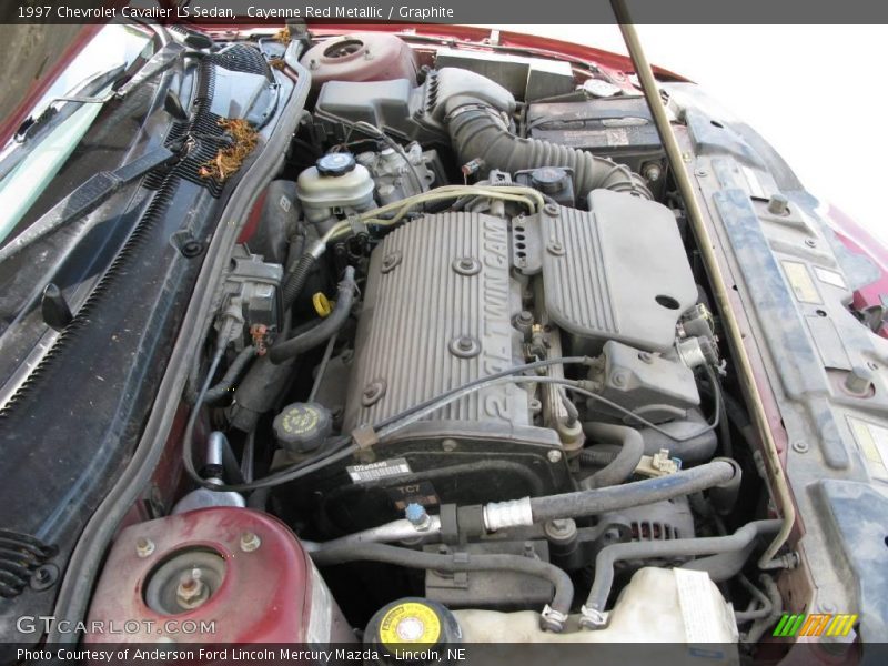 Cayenne Red Metallic / Graphite 1997 Chevrolet Cavalier LS Sedan