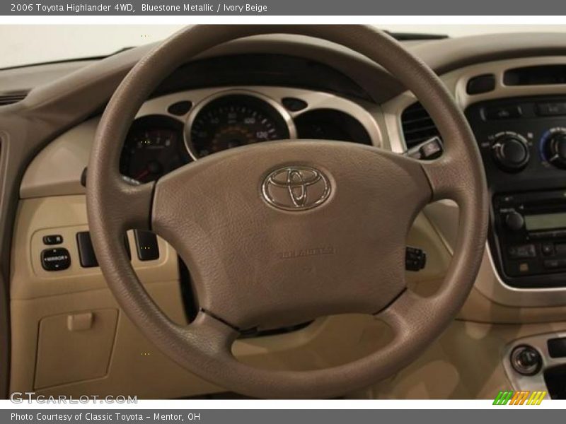 Bluestone Metallic / Ivory Beige 2006 Toyota Highlander 4WD