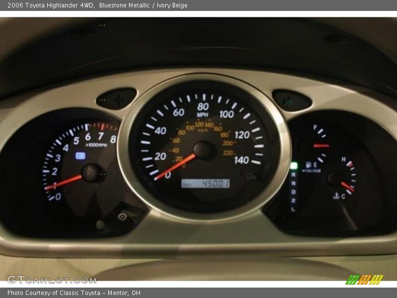 Bluestone Metallic / Ivory Beige 2006 Toyota Highlander 4WD