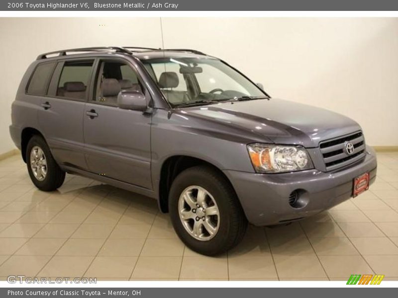 Bluestone Metallic / Ash Gray 2006 Toyota Highlander V6