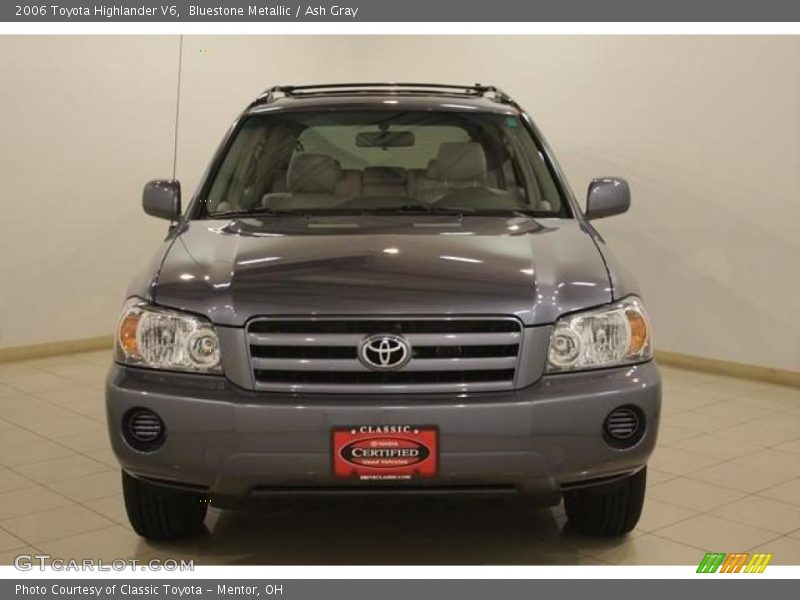 Bluestone Metallic / Ash Gray 2006 Toyota Highlander V6