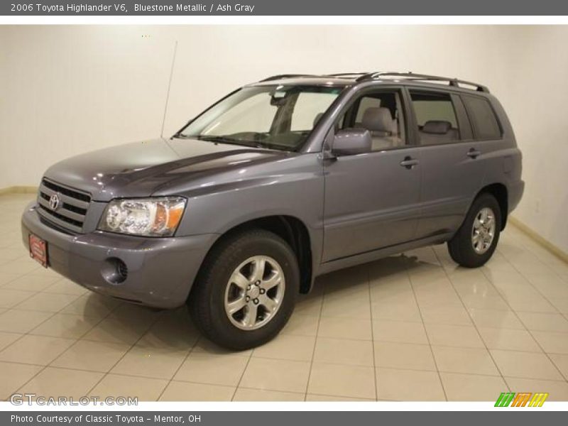 Bluestone Metallic / Ash Gray 2006 Toyota Highlander V6