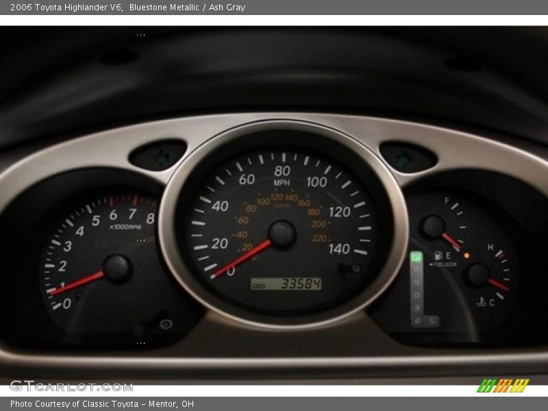 Bluestone Metallic / Ash Gray 2006 Toyota Highlander V6