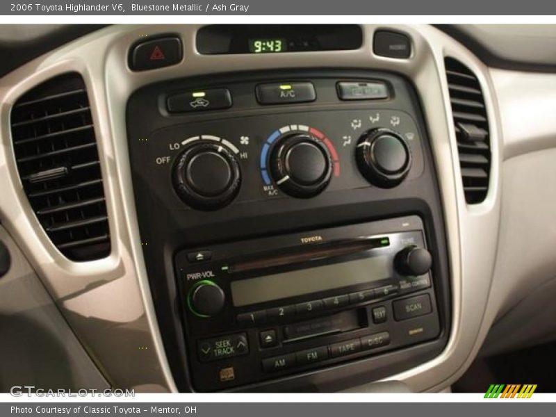 Bluestone Metallic / Ash Gray 2006 Toyota Highlander V6