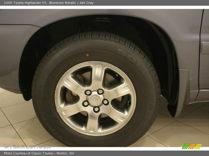 Bluestone Metallic / Ash Gray 2006 Toyota Highlander V6