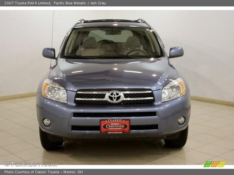 Pacific Blue Metallic / Ash Gray 2007 Toyota RAV4 Limited