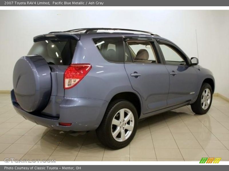 Pacific Blue Metallic / Ash Gray 2007 Toyota RAV4 Limited