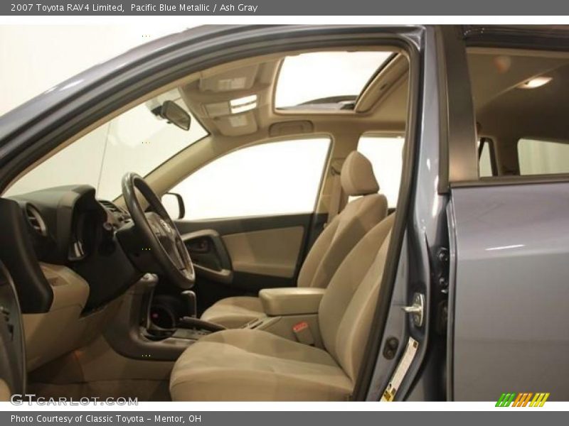 Pacific Blue Metallic / Ash Gray 2007 Toyota RAV4 Limited