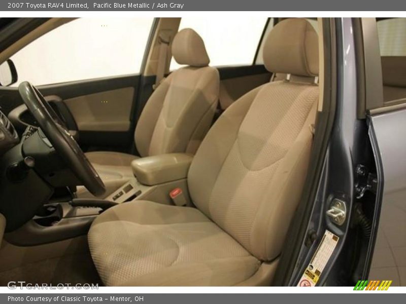 Pacific Blue Metallic / Ash Gray 2007 Toyota RAV4 Limited