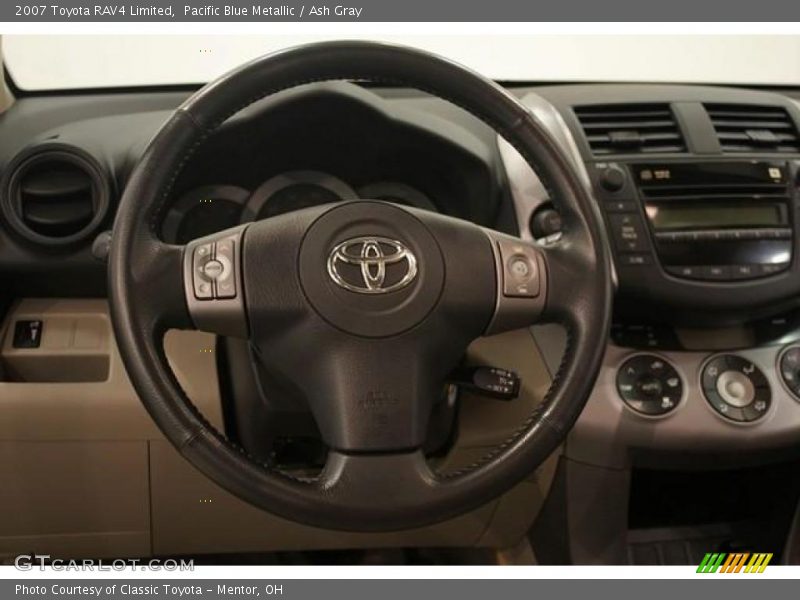 Pacific Blue Metallic / Ash Gray 2007 Toyota RAV4 Limited