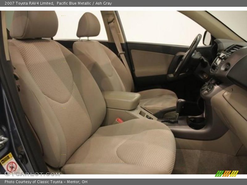 Pacific Blue Metallic / Ash Gray 2007 Toyota RAV4 Limited