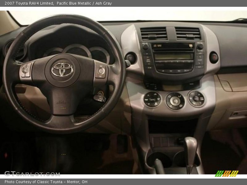 Pacific Blue Metallic / Ash Gray 2007 Toyota RAV4 Limited