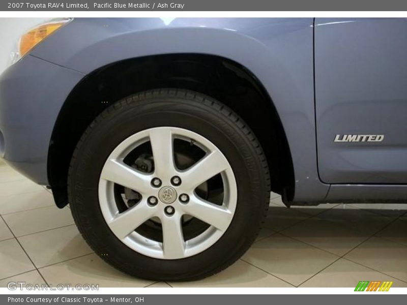 Pacific Blue Metallic / Ash Gray 2007 Toyota RAV4 Limited