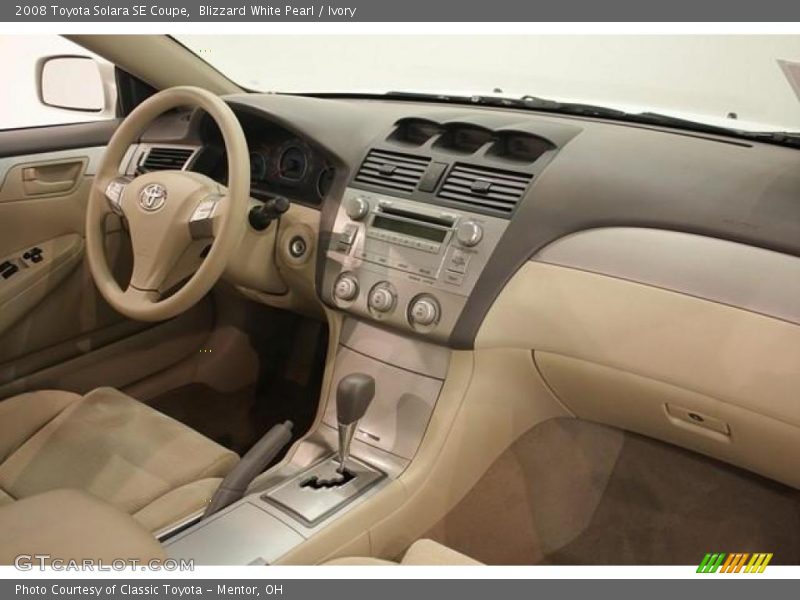 Blizzard White Pearl / Ivory 2008 Toyota Solara SE Coupe