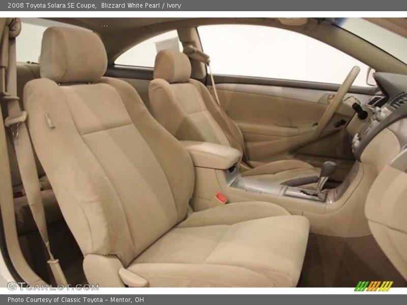 Blizzard White Pearl / Ivory 2008 Toyota Solara SE Coupe