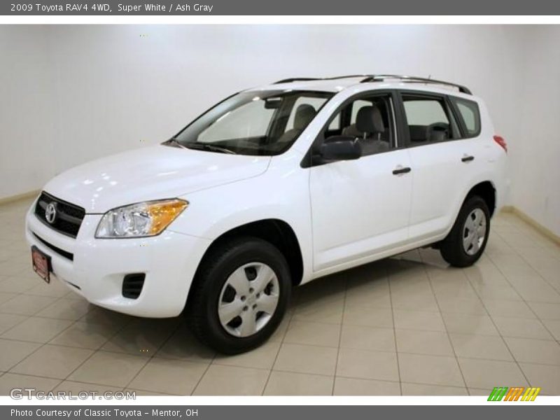 Super White / Ash Gray 2009 Toyota RAV4 4WD