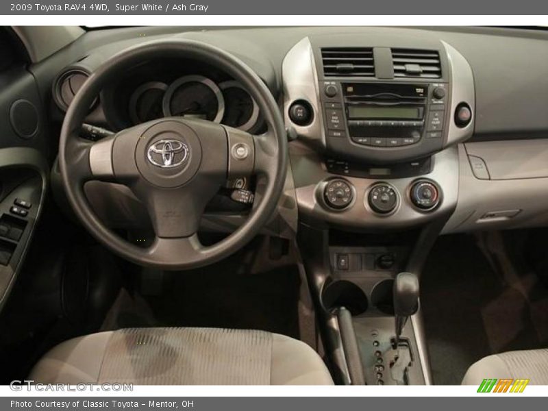 Super White / Ash Gray 2009 Toyota RAV4 4WD