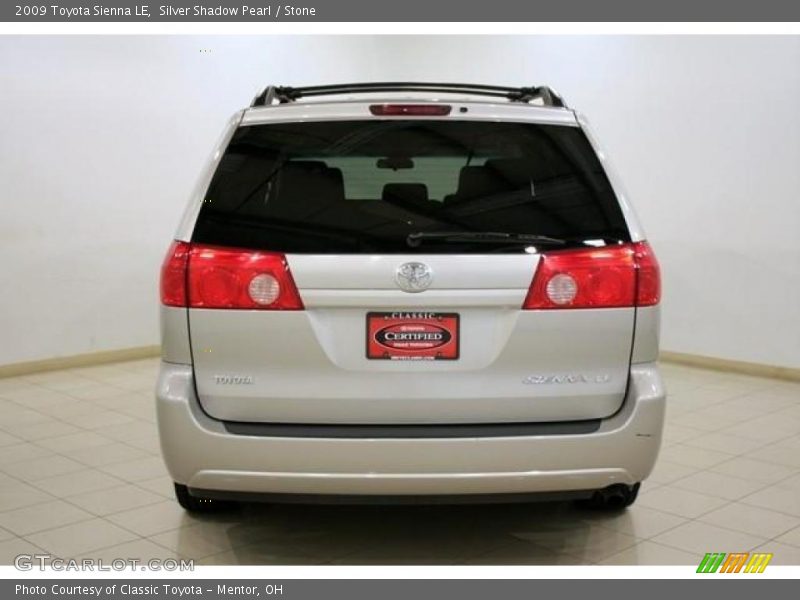 Silver Shadow Pearl / Stone 2009 Toyota Sienna LE