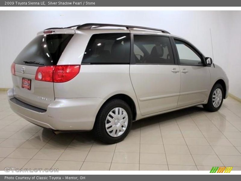 Silver Shadow Pearl / Stone 2009 Toyota Sienna LE