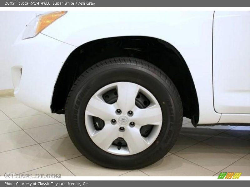 Super White / Ash Gray 2009 Toyota RAV4 4WD