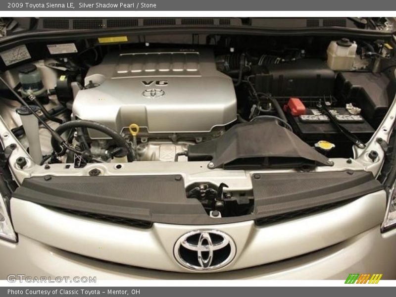 Silver Shadow Pearl / Stone 2009 Toyota Sienna LE