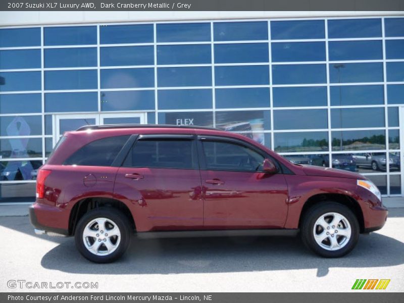 Dark Cranberry Metallic / Grey 2007 Suzuki XL7 Luxury AWD