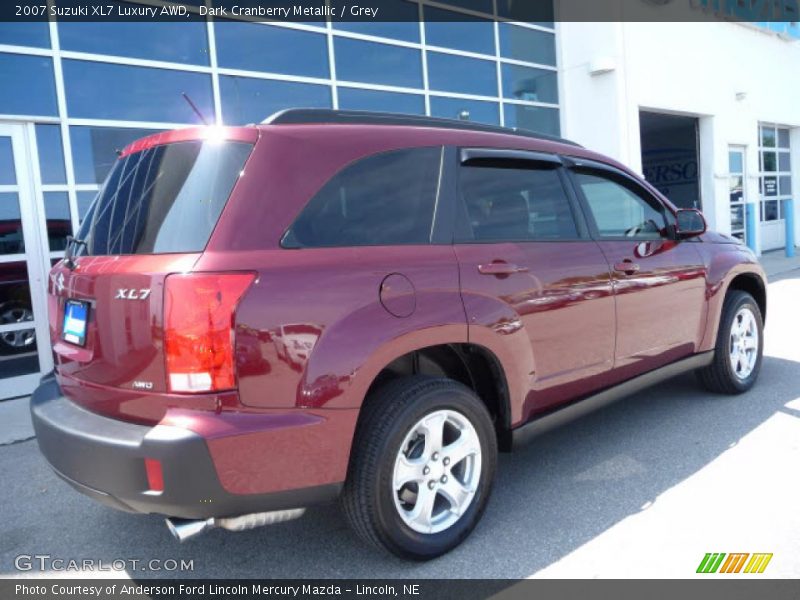 Dark Cranberry Metallic / Grey 2007 Suzuki XL7 Luxury AWD