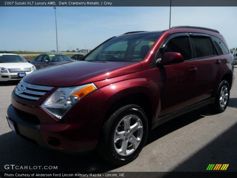 Dark Cranberry Metallic / Grey 2007 Suzuki XL7 Luxury AWD