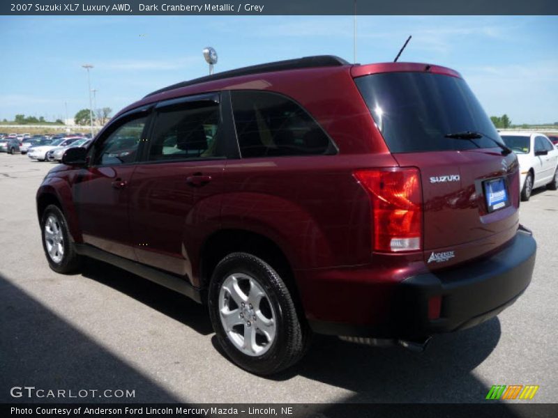 Dark Cranberry Metallic / Grey 2007 Suzuki XL7 Luxury AWD