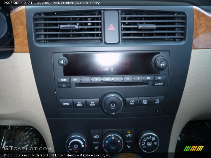 Dark Cranberry Metallic / Grey 2007 Suzuki XL7 Luxury AWD