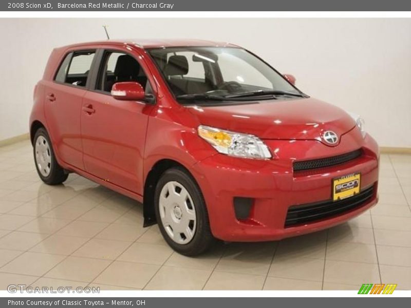 Barcelona Red Metallic / Charcoal Gray 2008 Scion xD