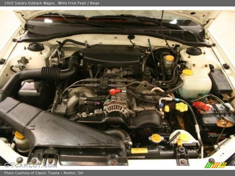 White Frost Pearl / Beige 2003 Subaru Outback Wagon