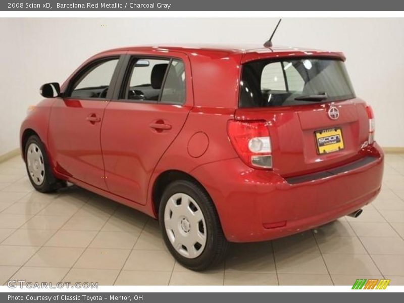 Barcelona Red Metallic / Charcoal Gray 2008 Scion xD