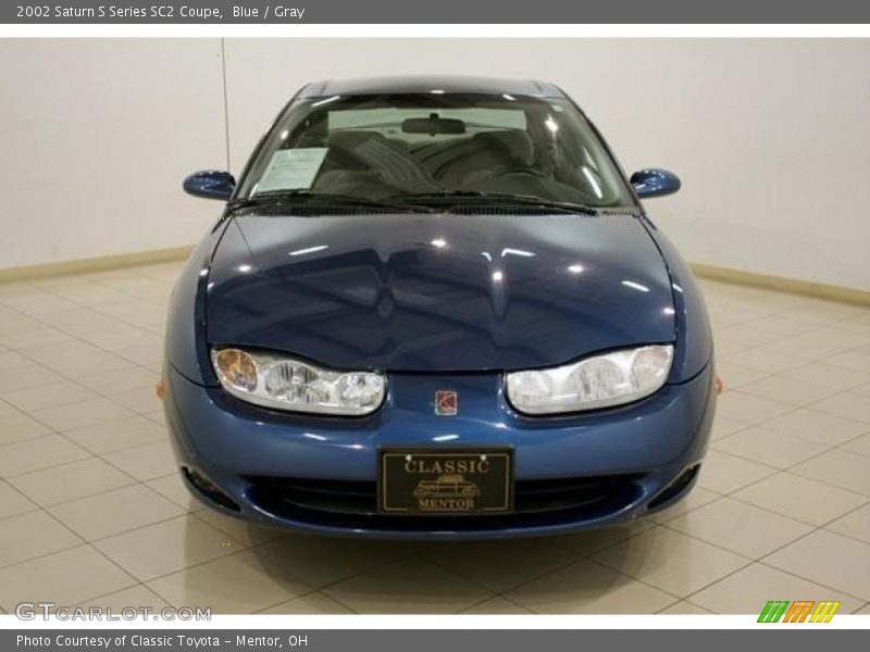 Blue / Gray 2002 Saturn S Series SC2 Coupe