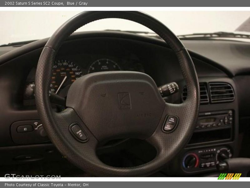 Blue / Gray 2002 Saturn S Series SC2 Coupe