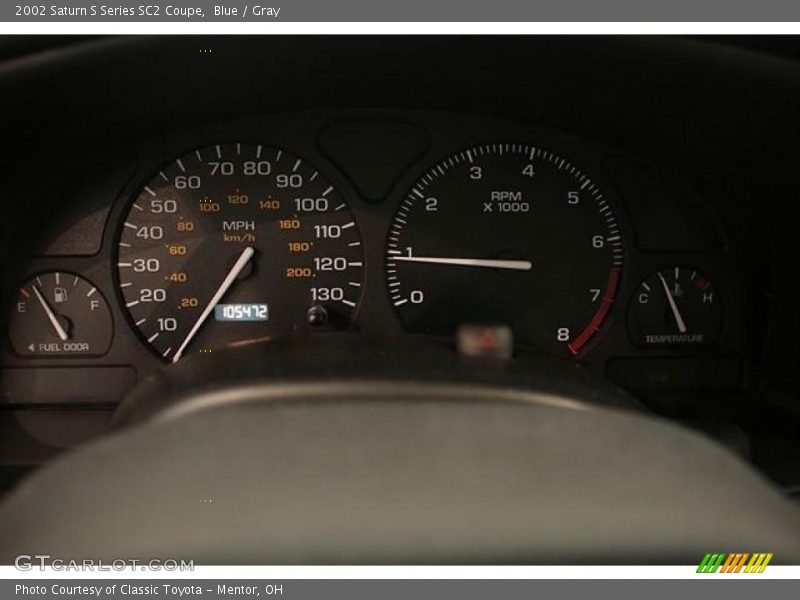 Blue / Gray 2002 Saturn S Series SC2 Coupe