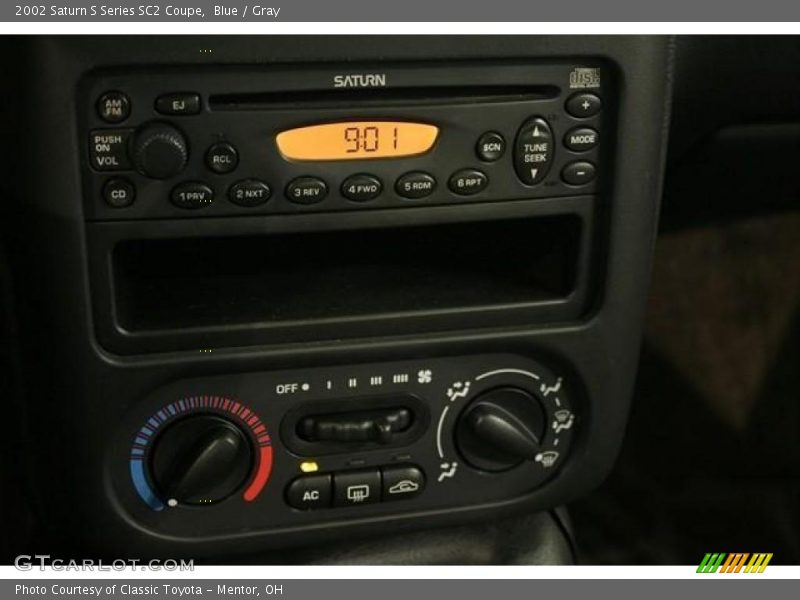 Blue / Gray 2002 Saturn S Series SC2 Coupe