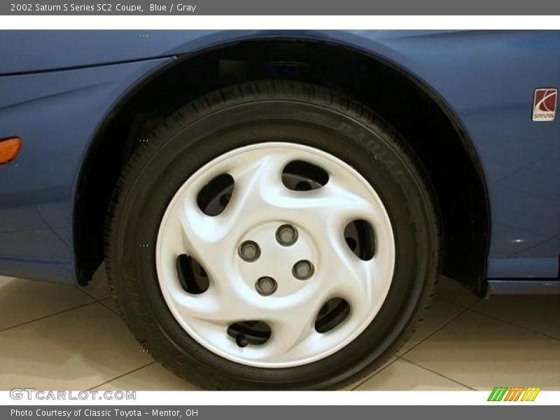 Blue / Gray 2002 Saturn S Series SC2 Coupe