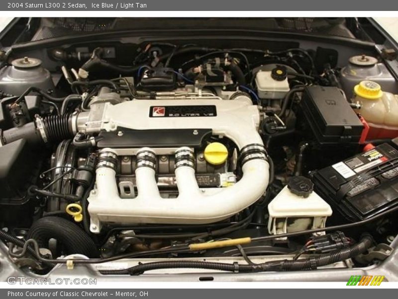 Ice Blue / Light Tan 2004 Saturn L300 2 Sedan