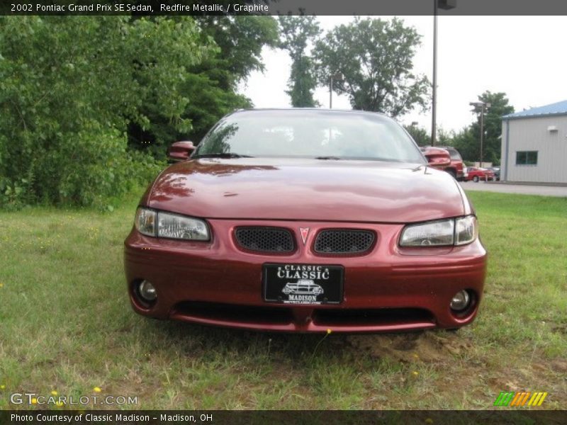 Redfire Metallic / Graphite 2002 Pontiac Grand Prix SE Sedan