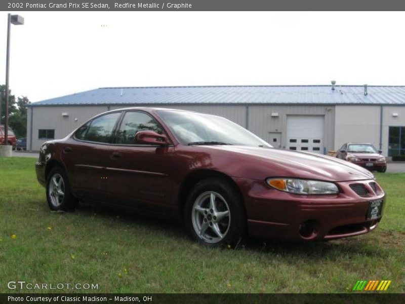 Redfire Metallic / Graphite 2002 Pontiac Grand Prix SE Sedan