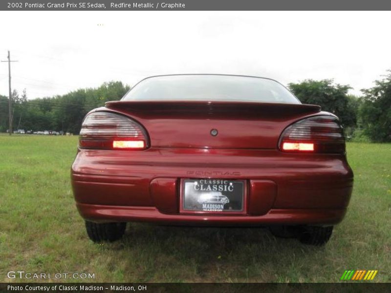 Redfire Metallic / Graphite 2002 Pontiac Grand Prix SE Sedan
